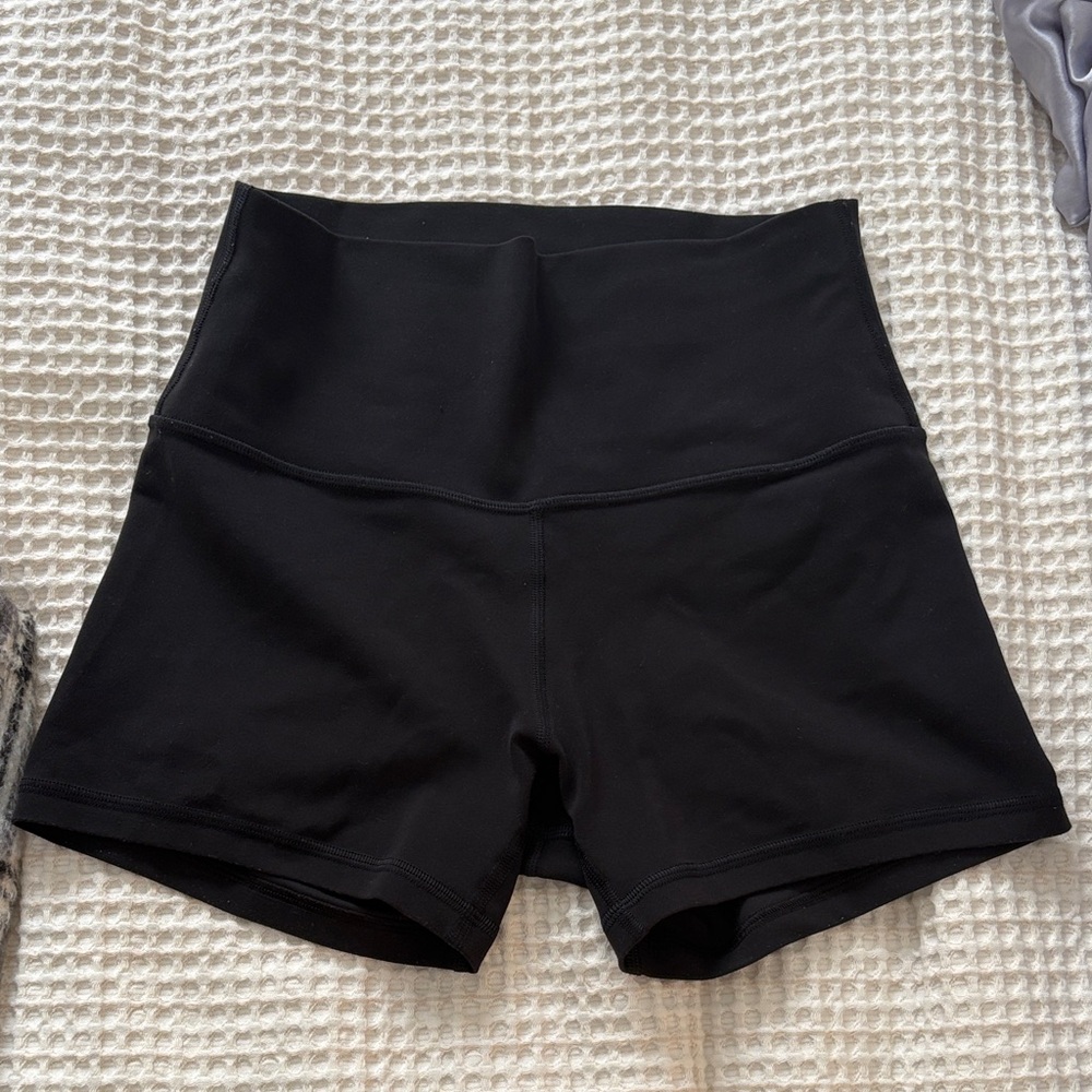 lululemon athletica Align Black High-Waisted Shorts